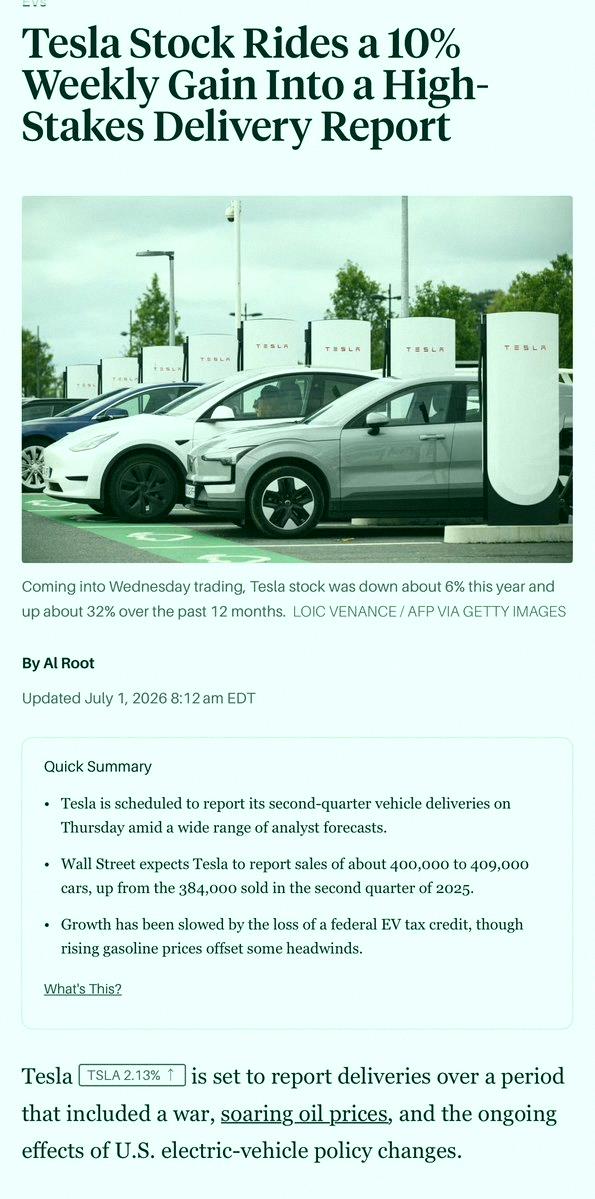 alecrive13's tweet photo. @TroyTeslike sees TSLA Q2 deliveries at 466K, while I'm guessing 420K. A bunch of well-known X analysts are around 420-430K too. That's a huge gap from the sell-side consensus of 406K—biggest I've seen before a Tesla delivery report. TSLA drops Q2 numbers tomorrow before the ma https://t.co/Vh6VHxjd5I