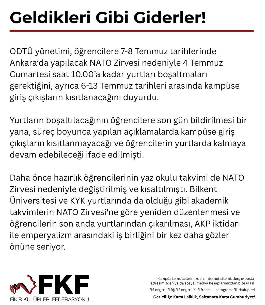 odtufkf's tweet photo. Tüm sıra arkadaşlarımızı emperyalist savaş örgütü NATO’ya ve yerli işbirlikçilerine karşı "Geldikleri Gibi Giderler" sözünü yükseltmeye ve birlikte mücadele etmeye çağırıyoruz. https://t.co/0Q3PMRPFGX