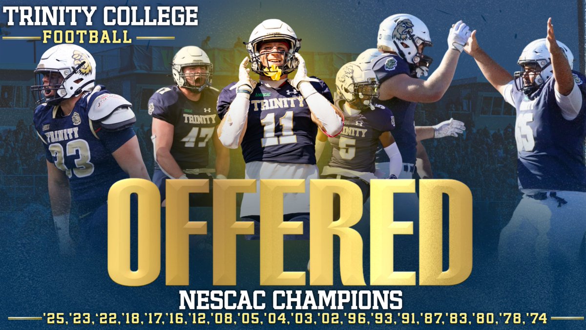 TyroneJonesIII's tweet photo. Grateful to receive an offer to study & play football @TrinFootball. @CoachSimmonsC, thank you for the call & support of the coaching staff. 🙏 #RollBants

@DevanneyCoach @CoachAcq @CoachAdhir @KevinAlmlie @coach__black @Ogthetruth @Jones2Athletics @ActivatedSP @CoachMikeHillSF @CoachKDBU @BrandonHuffman
@Rivals @247recruiting @BeforeYouGoPro
@UCReport @westcoastpreps_ @PrepRedzoneCA
@ChadSimmons_ @BlairAngulo @CraigHaubert
@DemetricDWarren @TomLuginbill @bayfbrecruits
@NCAA_FCS @FCSNationRadio1 @NESCACFBReport