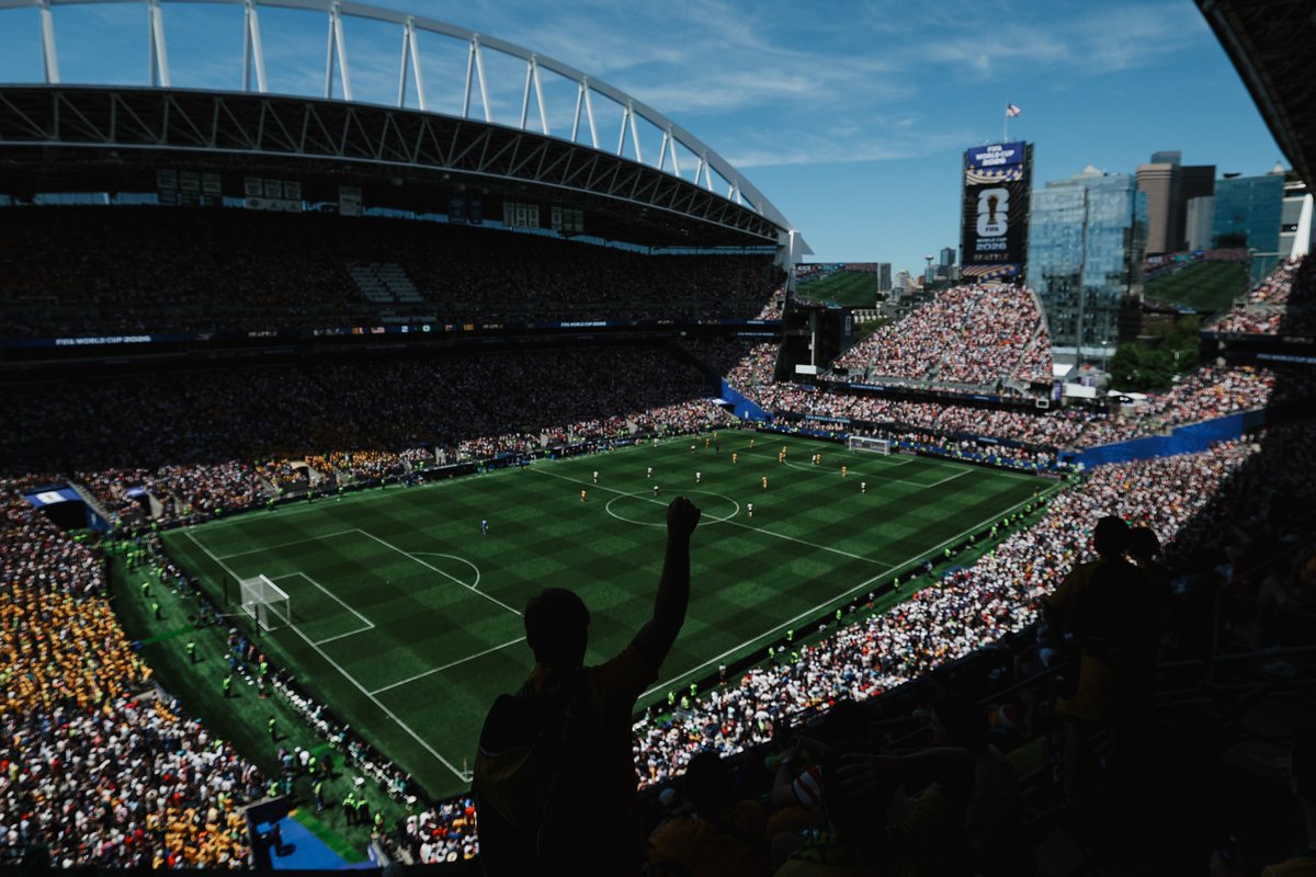 USMNT's tweet photo. JULY 6, 2026. 

SEATTLE, WE'RE COMING BACK FOR MORE. https://t.co/DSsjrnJK5e