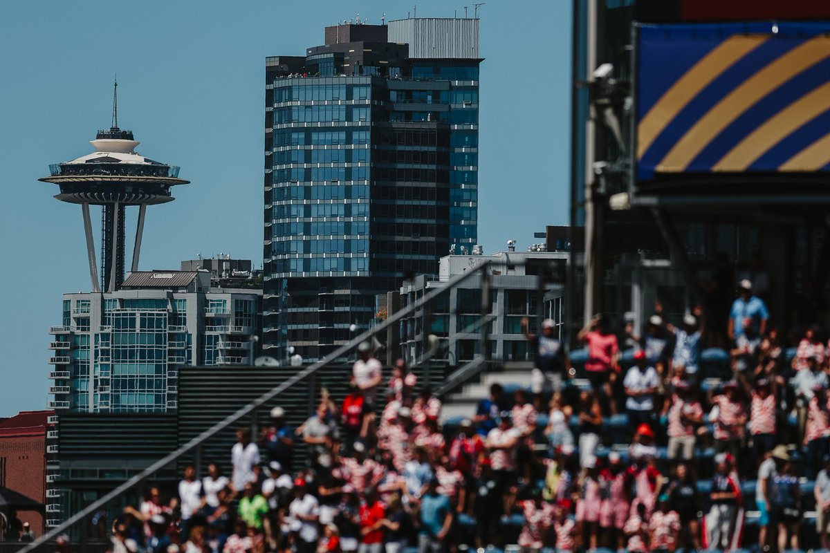 USMNT's tweet photo. JULY 6, 2026. 

SEATTLE, WE'RE COMING BACK FOR MORE. https://t.co/DSsjrnJK5e
