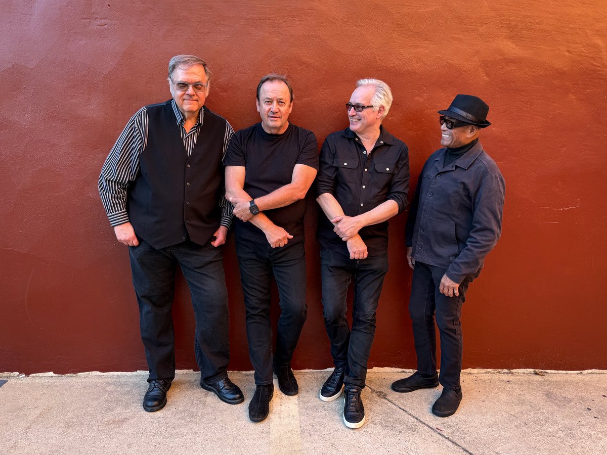 SmithereensHQ's tweet photo. 7/25 PETALUMA, CA! The @Smithereenshq with guest vocalist Wesley Stace (John Wesley Harding) are performing at the @PTownMusicFest on Saturday, July 25, 2026. 
Only an hour from San Francisco.
🎟️ https://t.co/ey4O8apLx5
📷 Morgan Narkiewicz 
#wesleystace #johnwesleyharding https://t.co/HqzcSx5IeN