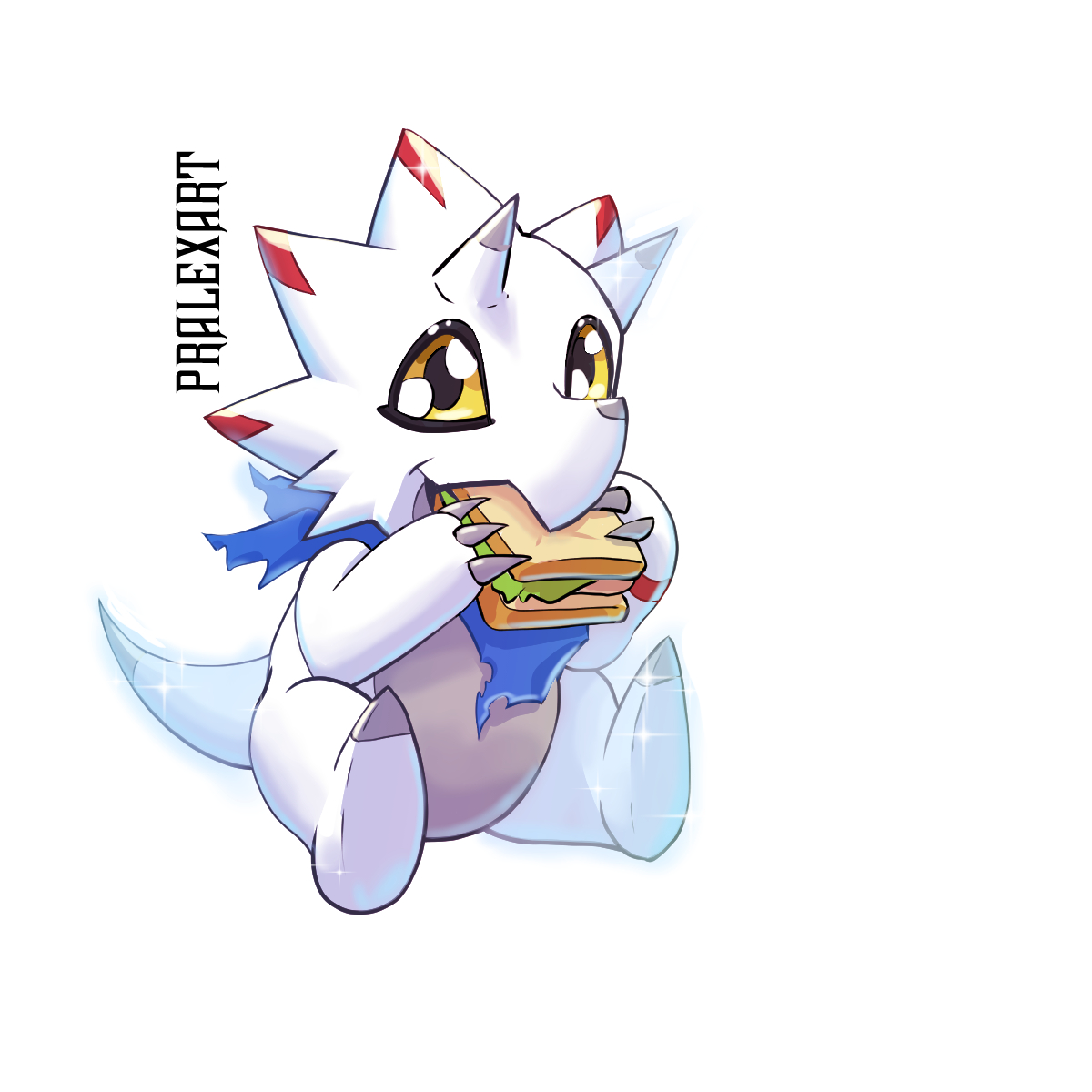 pralexart's tweet photo. Gammamon sketch #digimon #gammamon #デジモン https://t.co/ZpbdpVdNJ8
