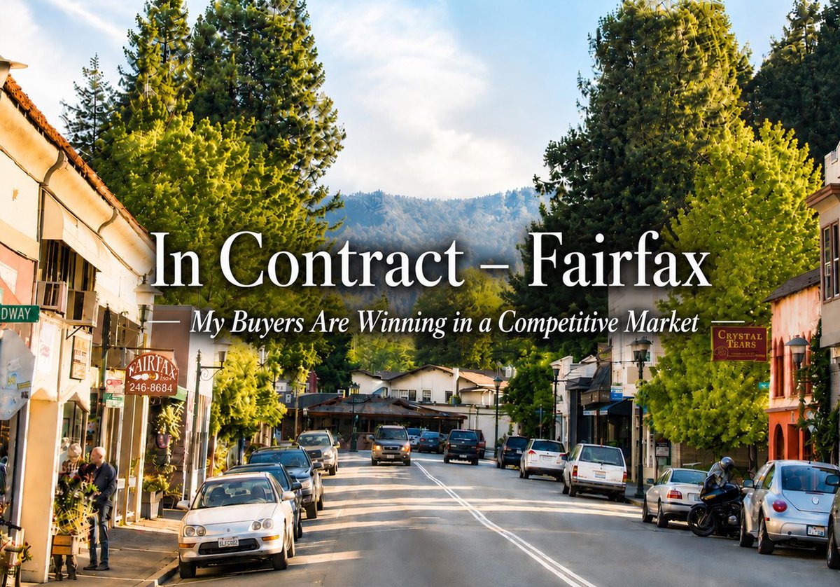 GoldenGateAgent's tweet photo. Helping my buyers win in this competitive market through strong strategy, preparation, and negotiation.
Soon, my client will be the proud new owner of this lovely home in fabulous Fairfax, Marin County!
#homebuyers #FAIRFAX #realestate #sanfranciscobayarea #elenabarbagelatarealestate