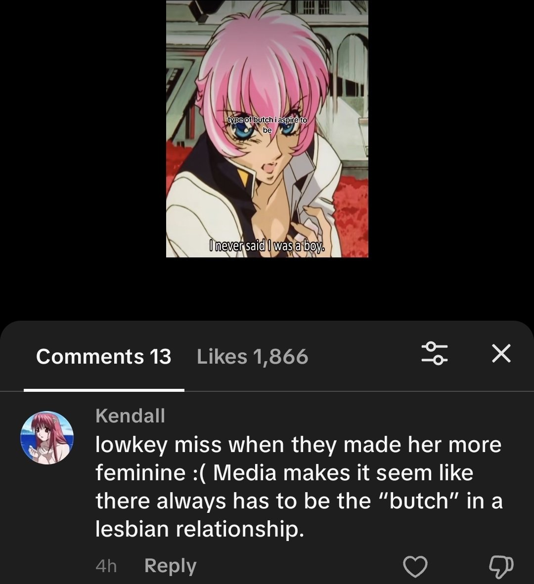 wolfeatssun's tweet photo. do utena "fans" just not watch their own show https://t.co/Nzh3JQ8xpq