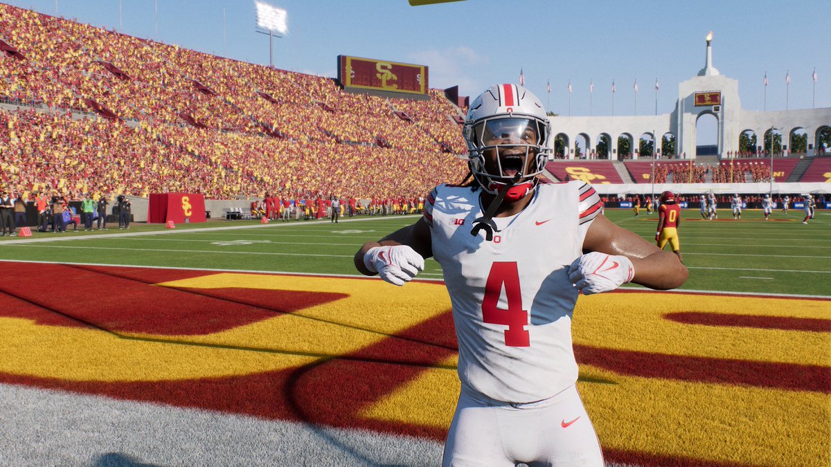 GOBUCKSLSLL's tweet photo. Having a blast. 

It’s not perfect but it’s a massive step up. 

#CFB27 https://t.co/FH1vSOEfcV