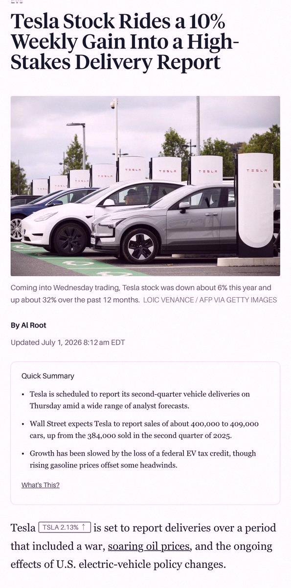 s__i____2's tweet photo. So @TroyTeslike says $TSLA Q2 deliveries could hit 466K, I'm guessing 420K, and a bunch of big X analysts are around 420-430K. That's the biggest gap I've seen between retail folks and sell-side (consensus 406K) before a Tesla delivery report. They're dropping Q2 numbers tomorro https://t.co/By7YLxSDOU