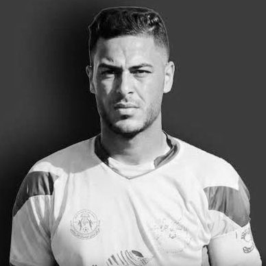 choquei's tweet photo. 🚨ATENÇÃO: Salim Al-Ashqar, goleiro da Seleção Palestina, foi morto por forças israelenses em Gaza, deixando sua esposa grávida de 5 meses. https://t.co/KyNPmZHKwk