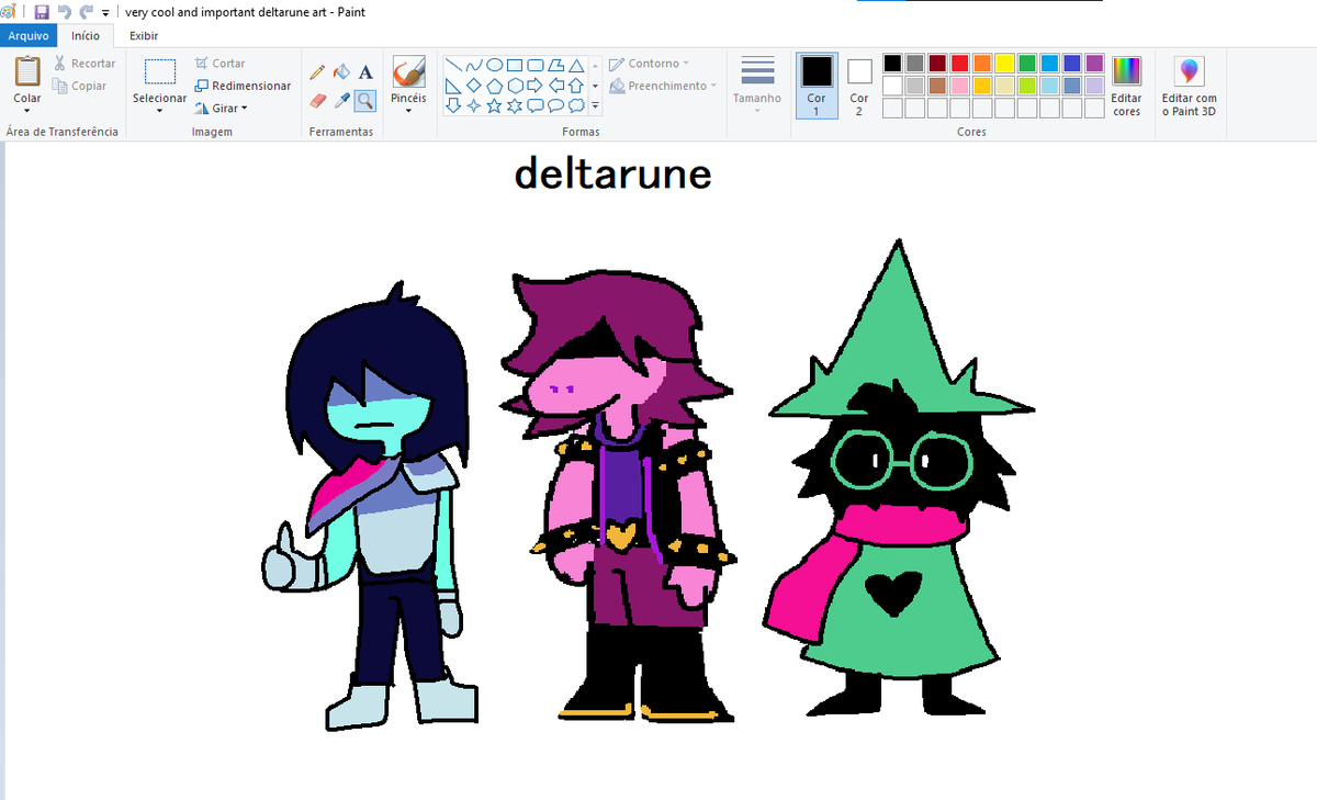 Mocomics_'s tweet photo. saw this old file named "very cool and important deltarune art" so I opened it and it is indeed very cool and important https://t.co/36782h9bYL