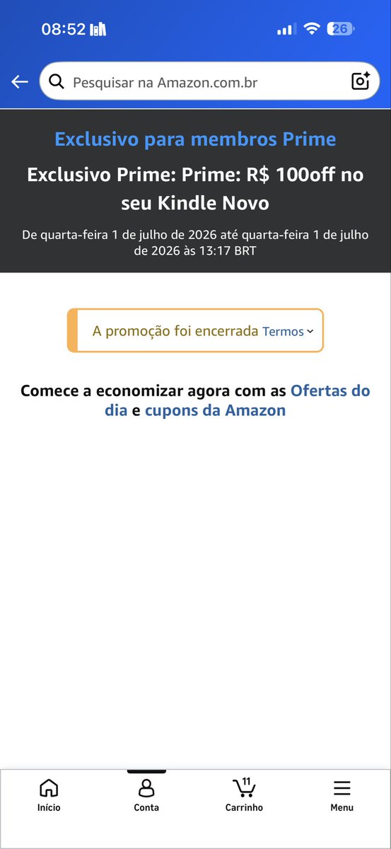 yooncreature's tweet photo. só queria que a amazon liberasse outro cupom de 100off no kindle
ontem mal deu pra aproveitar… https://t.co/w97RLdgsXE