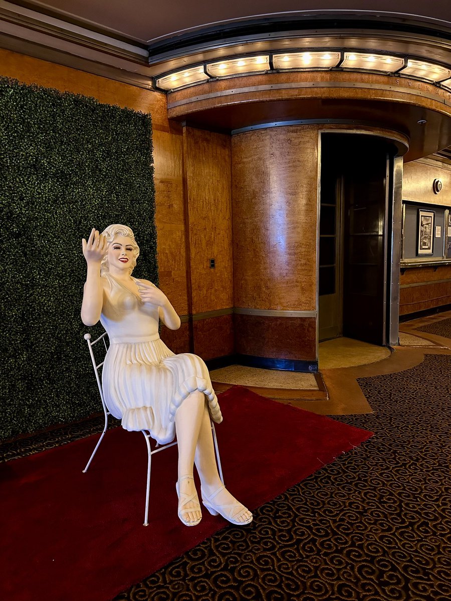 amyanderberg's tweet photo. A couple of VIPs are onboard the ship 
🚢 RMSQM #MarilynMonroe #elvis https://t.co/nfekEPJywC