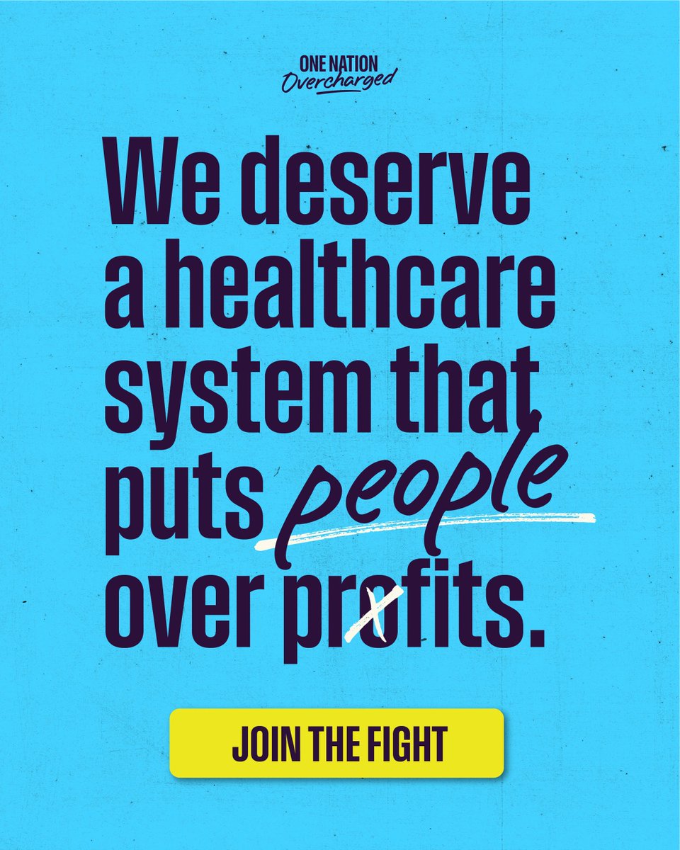 NewFuturesNH's tweet photo. New Futures is now a part of One Nation, Overcharged, a nationwide movement speaking up for a health care system that puts people first and works for everyone.
Sign up for One Nation Overcharged and join the fight to get health care right. ➡️
https://t.co/3u9edgC8Kj https://t.co/h5eDqJwcXC