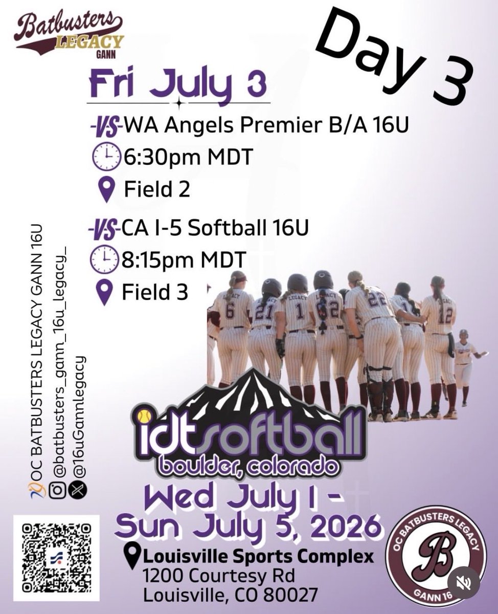 CaliDavis2028's tweet photo. Can’t wait to get back in the field with my team on Day Three! @16uGannlegacy @BoulderIDT @tagupSoftball https://t.co/VzZqLEGTxs
