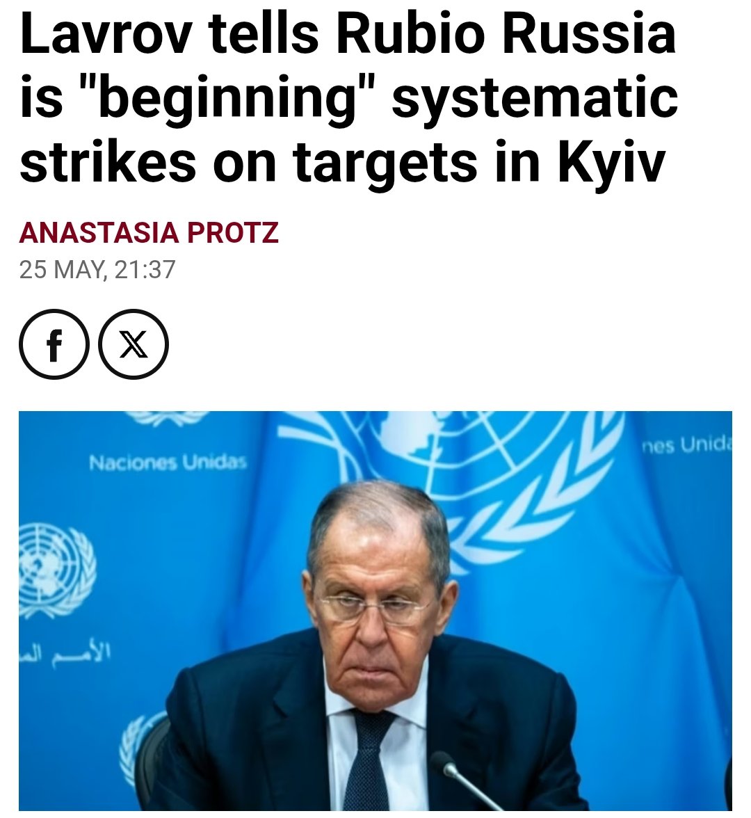 OlgaBazova's tweet photo. Moscow did advise the foreign nationals to leave Kiev and Lavrov did warn that Russia is switching its approach to systematic strikes on targets in Kiev. 

You can't say that you haven't been warned. 

The "nothing ever happens" bros in shambles. https://t.co/UTWi8G6nNu