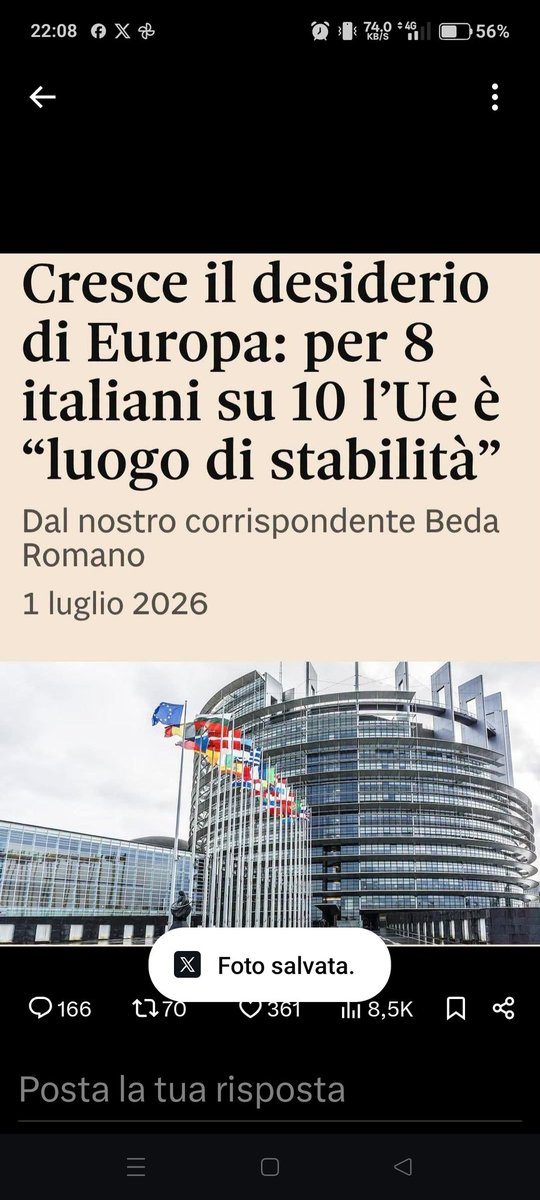 marconegro69's tweet photo. Leggendo la data ho pensato ad un pesce d'aprile invece è un eccellono di luglio.. 🤣 https://t.co/gEStg4WfmI