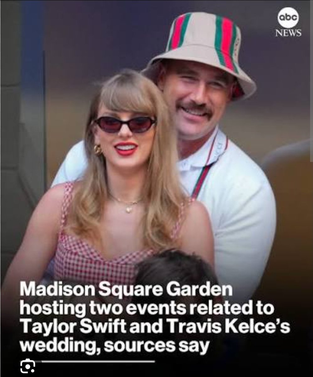 michelex's tweet photo. How come Trump's rally at Madison Square Garden was considered a racist venue  but Taylor's wedding there is not? https://t.co/MxTGAAi67k