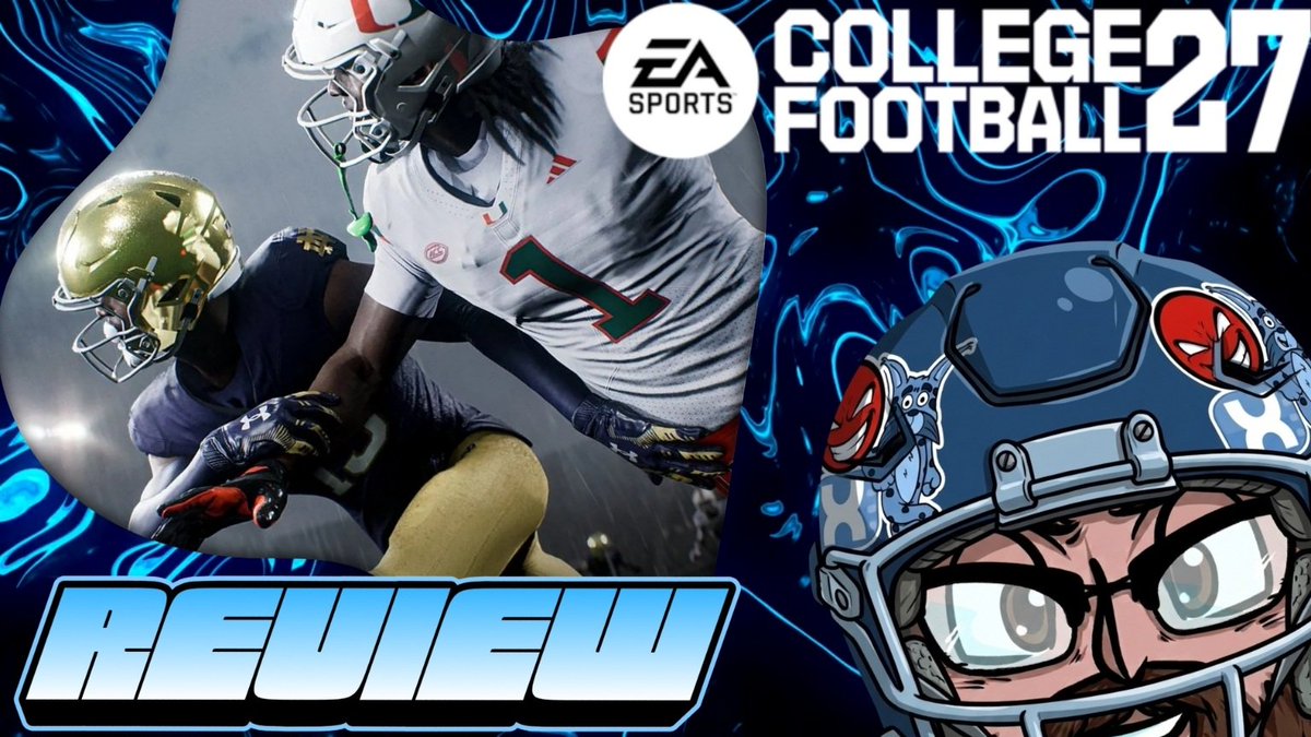cinelinx's tweet photo. See why @S0LEB says @EASPORTSCollege Football 27 is one of the most exhilarating and top-tier sports games available today! #CollegeFootball27
https://t.co/llRizMVj0s https://t.co/uwwa9NHIsz