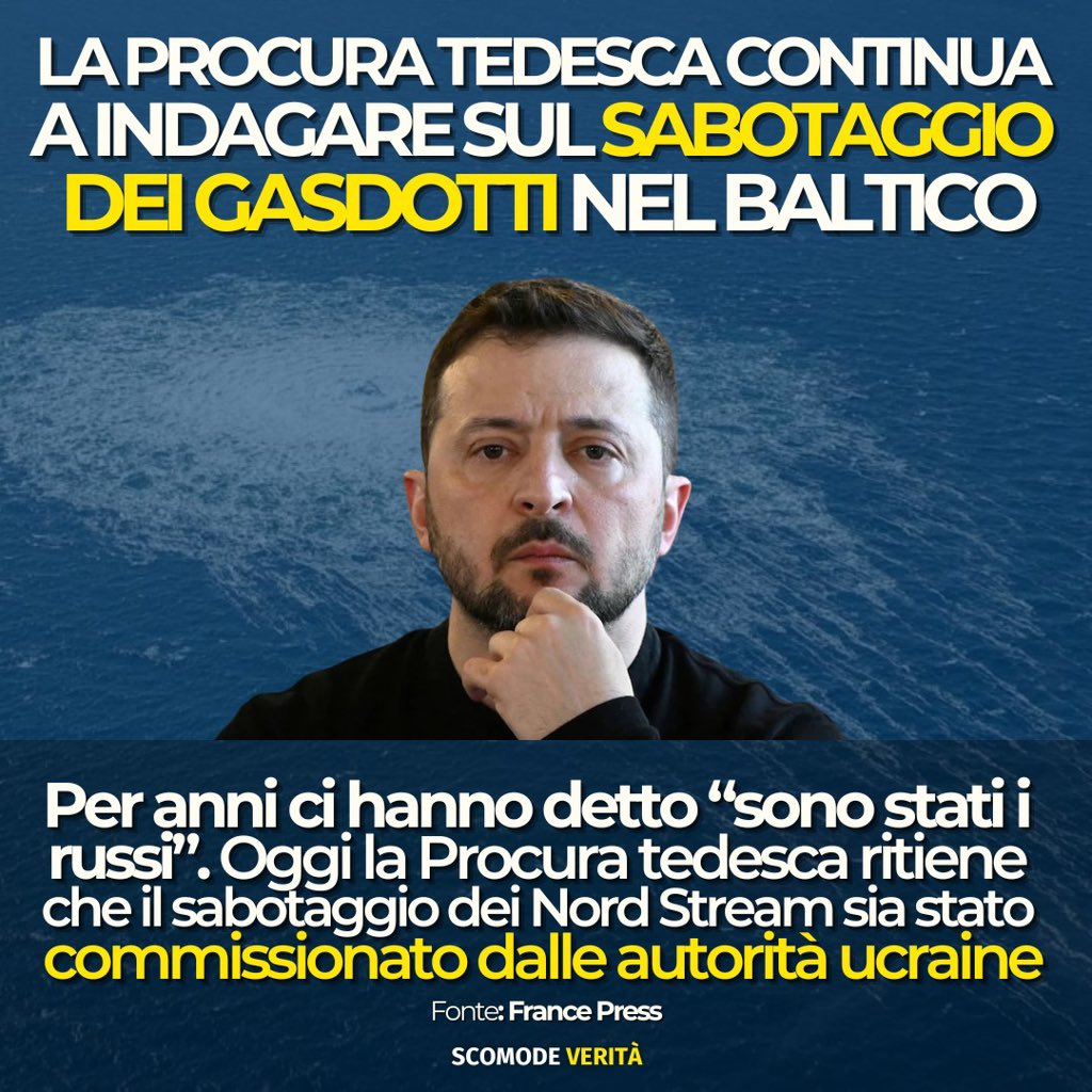 ale_dibattista's tweet photo. Per anni chiunque ha posto domande sul sabotaggio dei gasdotti è stato deriso e bollato come “filo-putiniano”, “filo-russo”, “complottista”. Ma avevamo ragione noi. Leggete qui 👉 https://t.co/hA0itsykaF e iscrivetevi al mio canale Substack https://t.co/KSHmCl5O1i