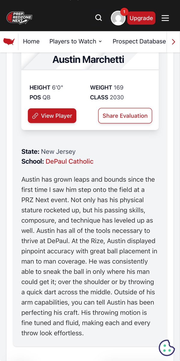 Austin_M_QB's tweet photo. Thank you @JonDavalosFB! Excited to play with another offensive standout Nymir Hawkins this fall @dpfootball 

@PrepRedzoneNext @PrepRedzoneNJ 
@carljfred @BrendanScoutsNJ @__AustinButler @PRZcory @PRZVicCastillo @AlPopsFootball https://t.co/9EG9GYOs8E