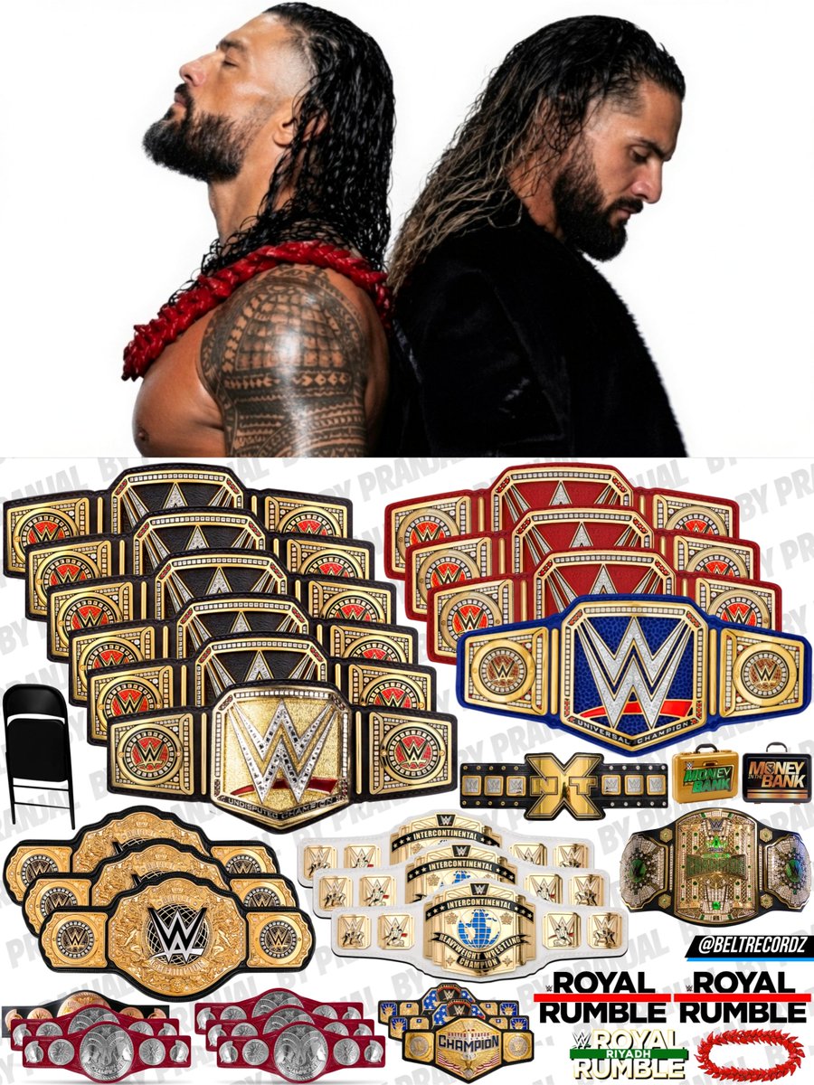 beltrecordz's tweet photo. ONE LAST DANCE 

The Championship Record of Roman Reigns &amp; Seth Rollins in WWE.. https://t.co/PJ2s23Ydz6