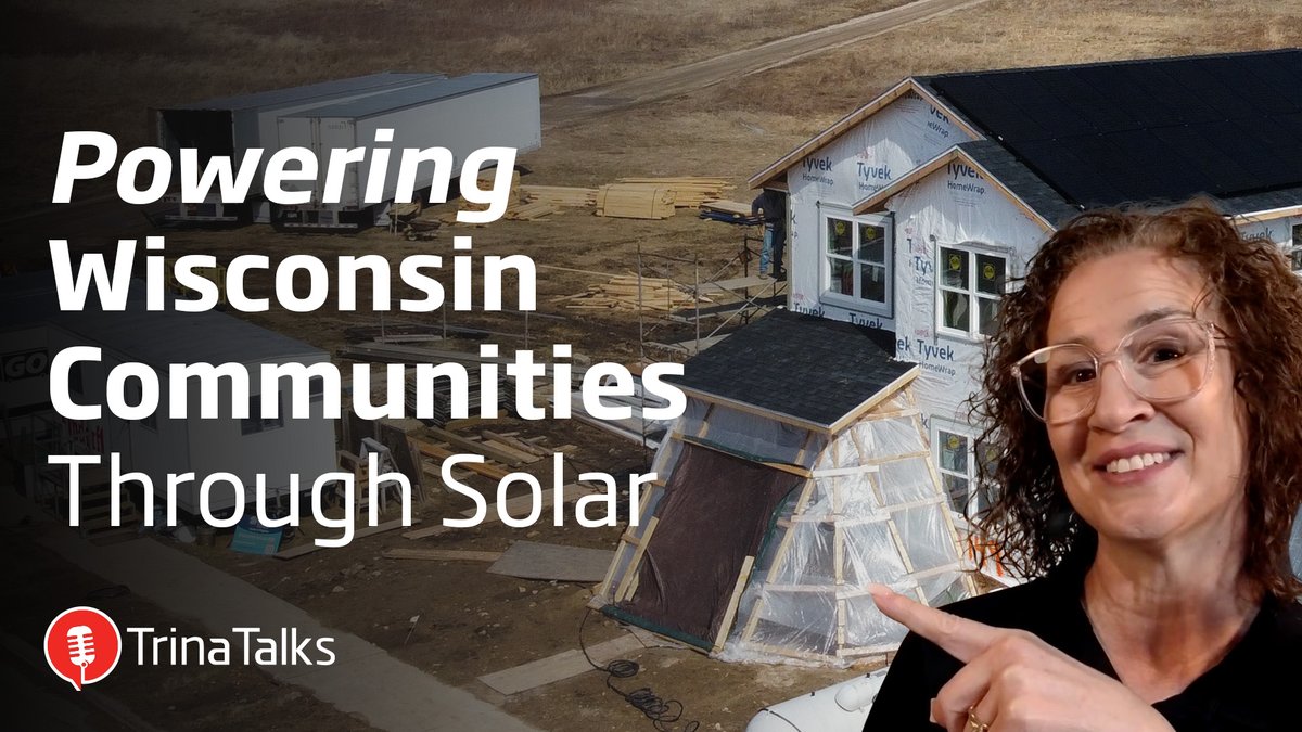 TrinaSolarUS's tweet photo. #TrinaTalks welcomes Cal Couillard, founder of Couillard Solar Foundation, and Matthew Ploeger, the Solar Access Coordinator with Habitat for Humanity of Greater La Crosse Region — two people working hard to make solar more accessible and equitable: https://t.co/3W6PKXJxjX https://t.co/Oe7nDRRrqB