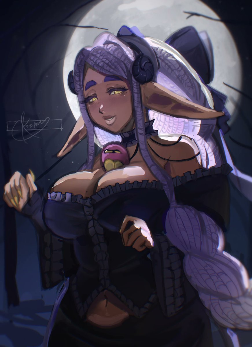 kozpen's tweet photo. 1st artfight attack on @chknbunnyxd from last night yayy i could finally draw poof https://t.co/Ao4NH9idSs