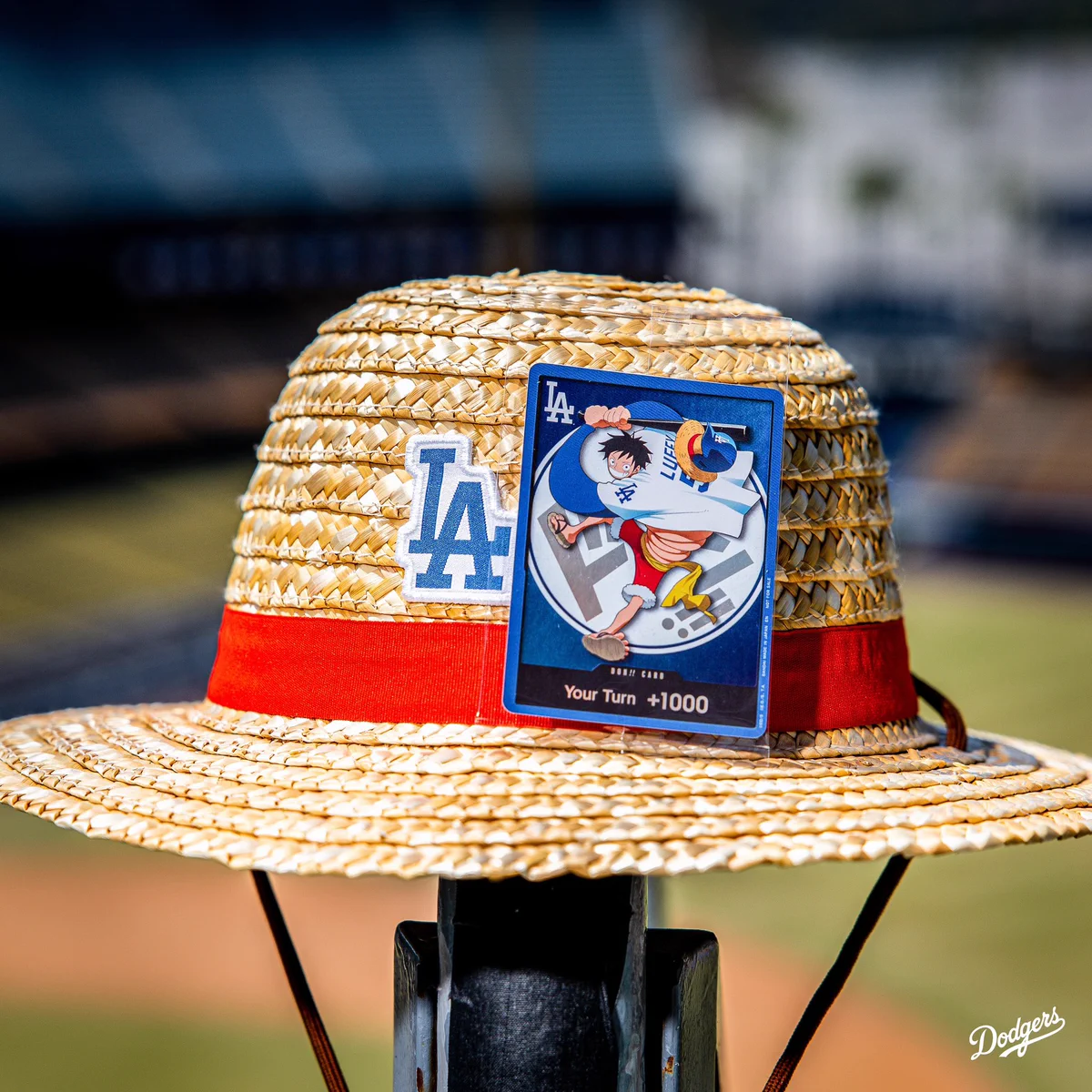 ONE PIECE × Dodgers ルフィ カード＆麦わら帽子 入場者限定 ライブドアニュース on X: 