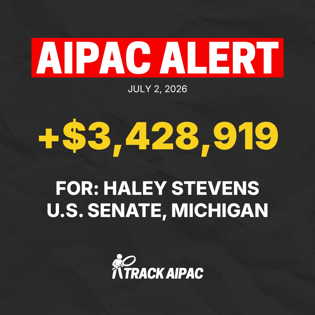 TrackAIPAC's tweet photo. 🚨 AIPAC ALERT: +$3,428,919 from AIPAC's United Democracy Project supporting @HaleyforMI and attacking @AbdulElSayed in Michigan. 

Stevens' updated Israel lobby total: $16,297,427 https://t.co/vuKIyliykg
