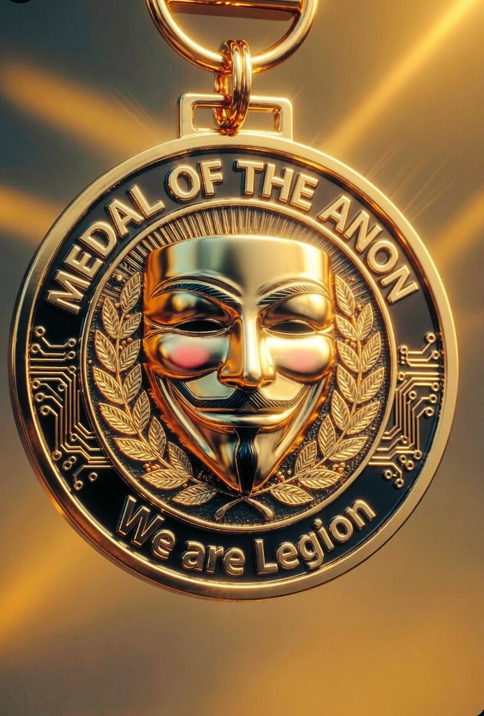 DutchForce17's tweet photo. 🎖️Medal Of The Anon 🎖️

We Are Legion https://t.co/vLRF8chtUj
