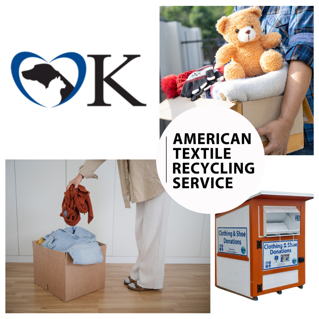 ATRSrecycling's tweet photo. Spring cleaning done? Your old clothes can help save animals! 🐾 Donate to ATRS & support the Oklahoma Humane Society. Every donation matters! Call 866-900-9308 to find your nearest bin! #SpringCleaning #ATRS https://t.co/QoG38oRcuV