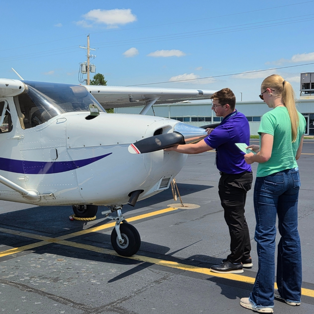 KSU_Salina's tweet photo. Other summer camps have campfires. 
Ours has planes 😎 ✈️ 

Thank you to the future aviation professionals who attended the K-State Aviation Academy!

#KStateSalina #FlyKState #BeWhatsNext https://t.co/LQlRjmz2cg