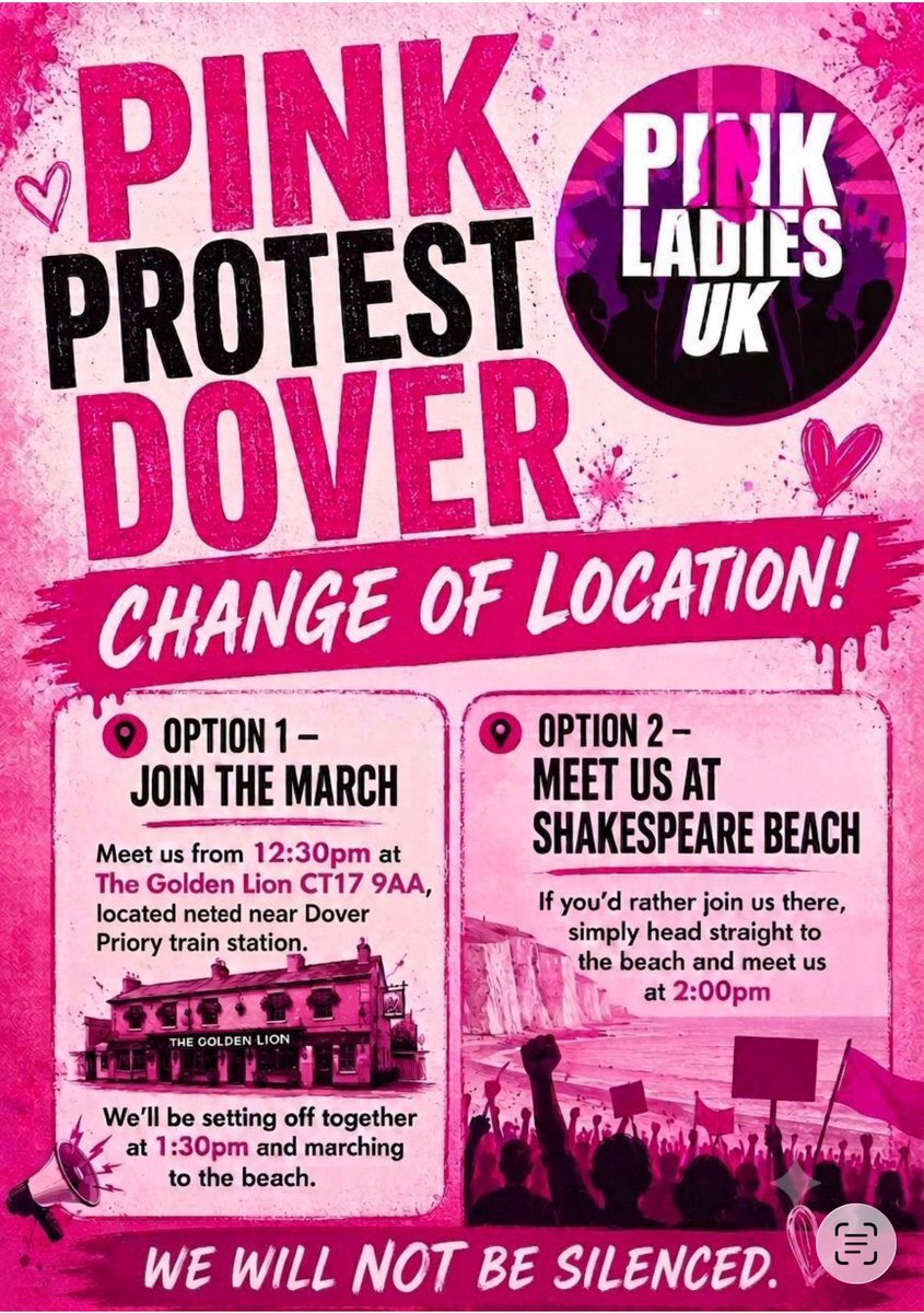 TRobinsonNewEra's tweet photo. Join the amazing @pinkladies_uk in Dover this weekend 💗 https://t.co/Mb12fYIhiI
