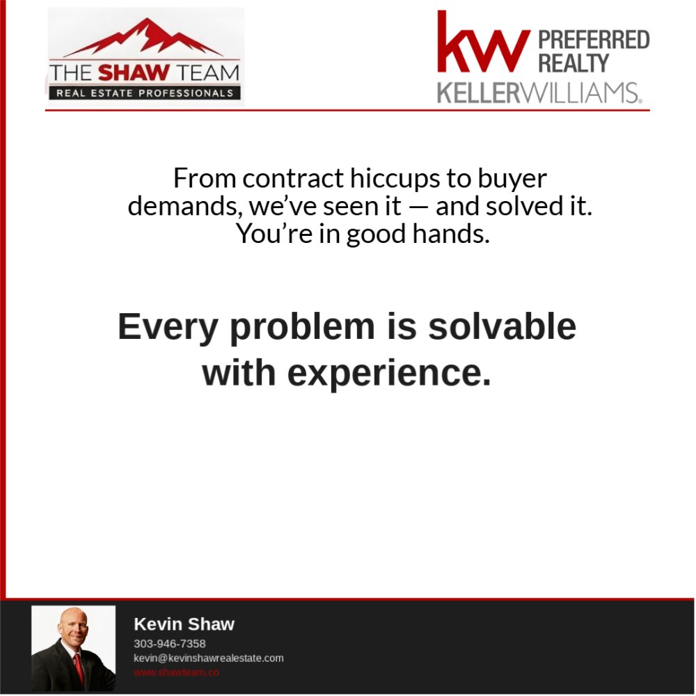 ShawTeamCO's tweet photo. #KevinShaw #ShawTeam #DenverRealEstate #RealEstate #HomeSelling #RealEstateAgent #HomeSellerTips #ListingAgent #ExperiencedAgent #ProblemSolver #DenverHomes #ColoradoRealEstate #DenverRealtor #MileHighRealEstate #RealEstateTips #HomeSellerAdvice #DenverHomeSales #VeteranRealtor https://t.co/UggJBRfRo3
