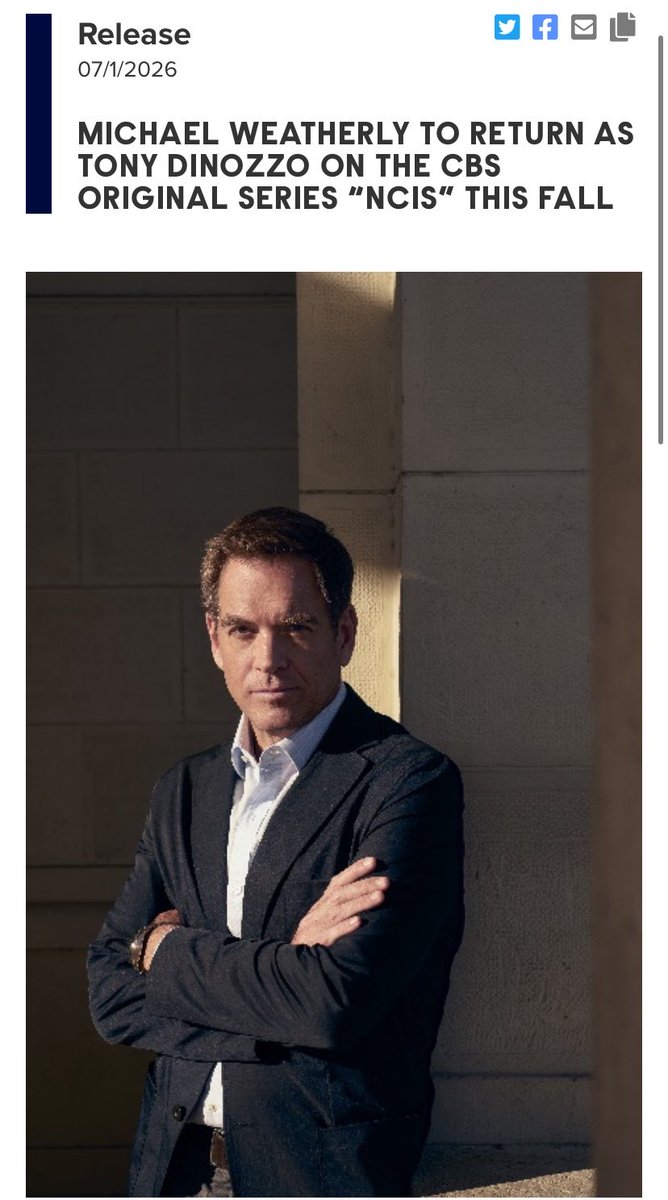 BeeGriff7's tweet photo. Still blown away by them using a promo pic of him for Tony &amp; Ziva to announce this downfall is diabolical… Like, the audacity…. https://t.co/gRLb3MjZ9V