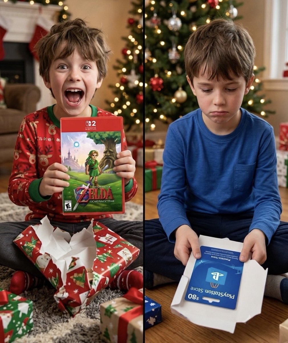 weirded_beardo's tweet photo. A tale of two Christmases 2028 https://t.co/FnlqOSoJeC