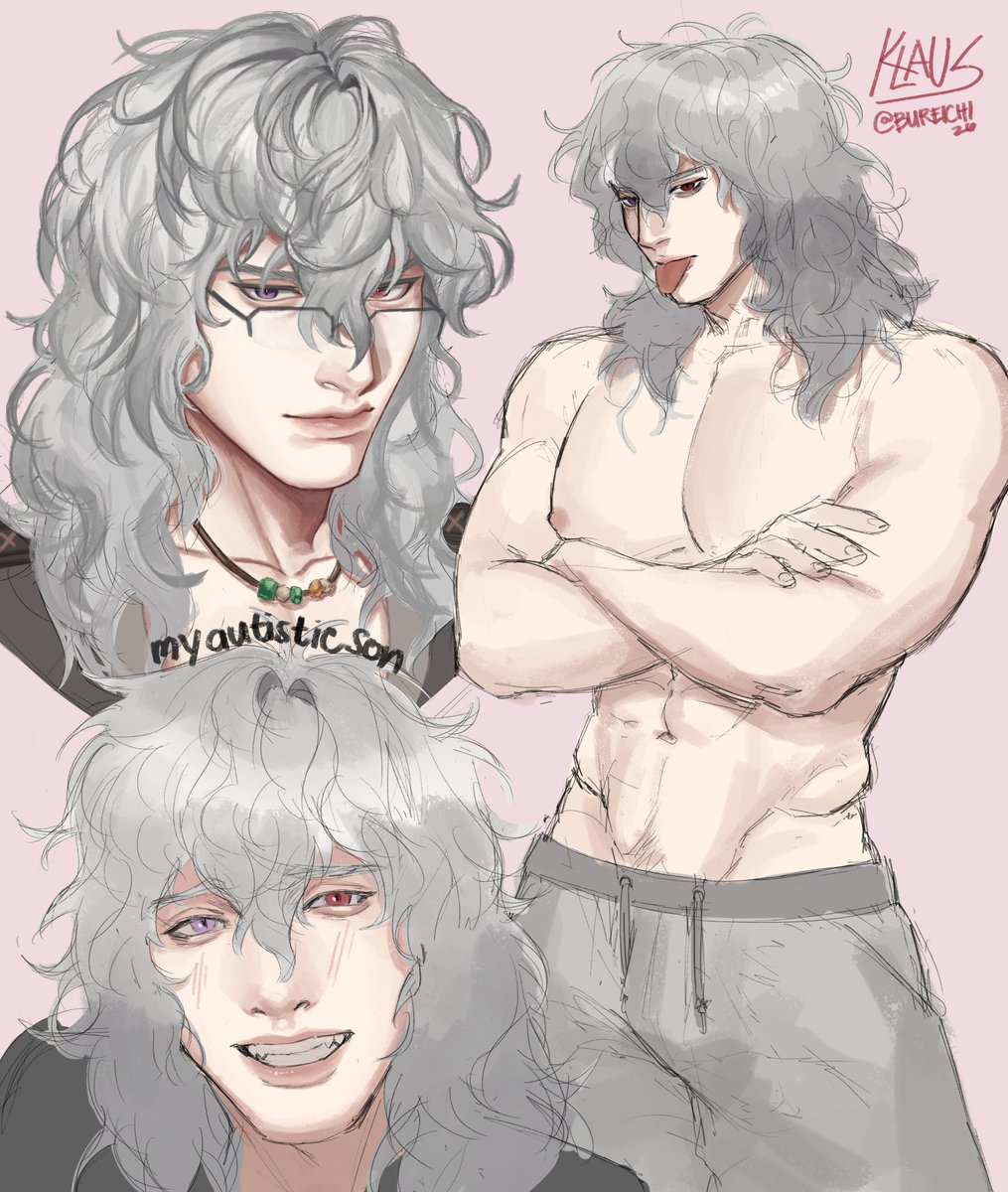 bureichi's tweet photo. more oc art posting! klaus my bbg my pookie my everything https://t.co/yrOOlXMkUp