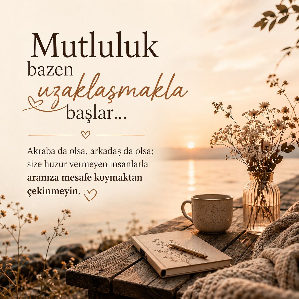 K77355Z's tweet photo. Hayat kısa...
Sizi sürekli yoran insanlarla değil, size iyi gelen insanlarla vakit geçirin. 🤍
#iyigeceler
#mutluolun https://t.co/4foUAzkTen