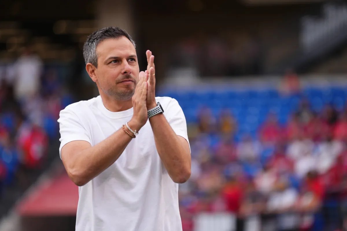 VerdeNationATX's tweet photo. BREAKING: Chicago Fire FC have announced former Austin FC head coach Nico Estévez has been hired as an assistant coach to replace Filipe Çelikkaya
Estévez is set to rejoin forces with Gregg Berhalter after working together in Columbus and USMNT
#AustinFC #VerdeNation https://t.co/HX9wE0dhdR