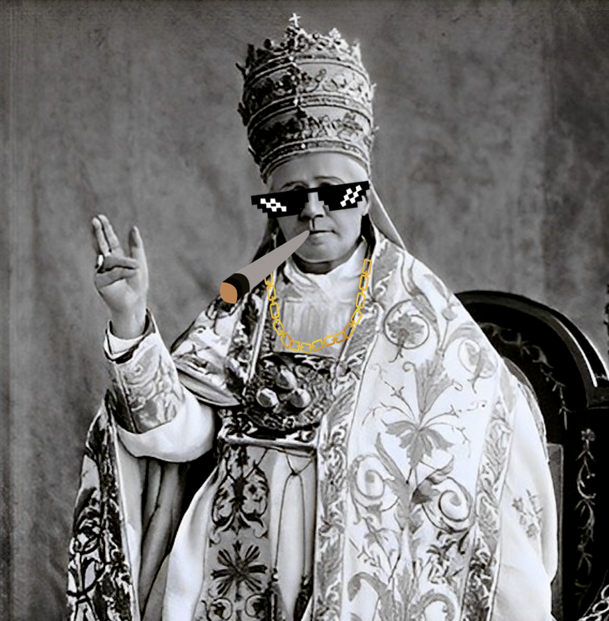 bronwenmcshea's tweet photo. St. Pius X watching ultramontanist oathtaking trending among online Catholics right now https://t.co/AhapKfkopa
