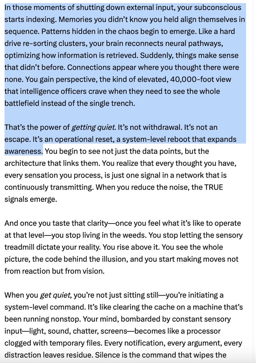 OnlyPaperBallot's tweet photo. I love this. Perspective. Thank you, Tore 💕

"So reflect on this. You, reader, do not walk this world alone. You are not simply “you.” You are the cumulative inheritance of thousands upon thousands of lived lives, compressed into this present moment." https://t.co/Oxs310fHCC