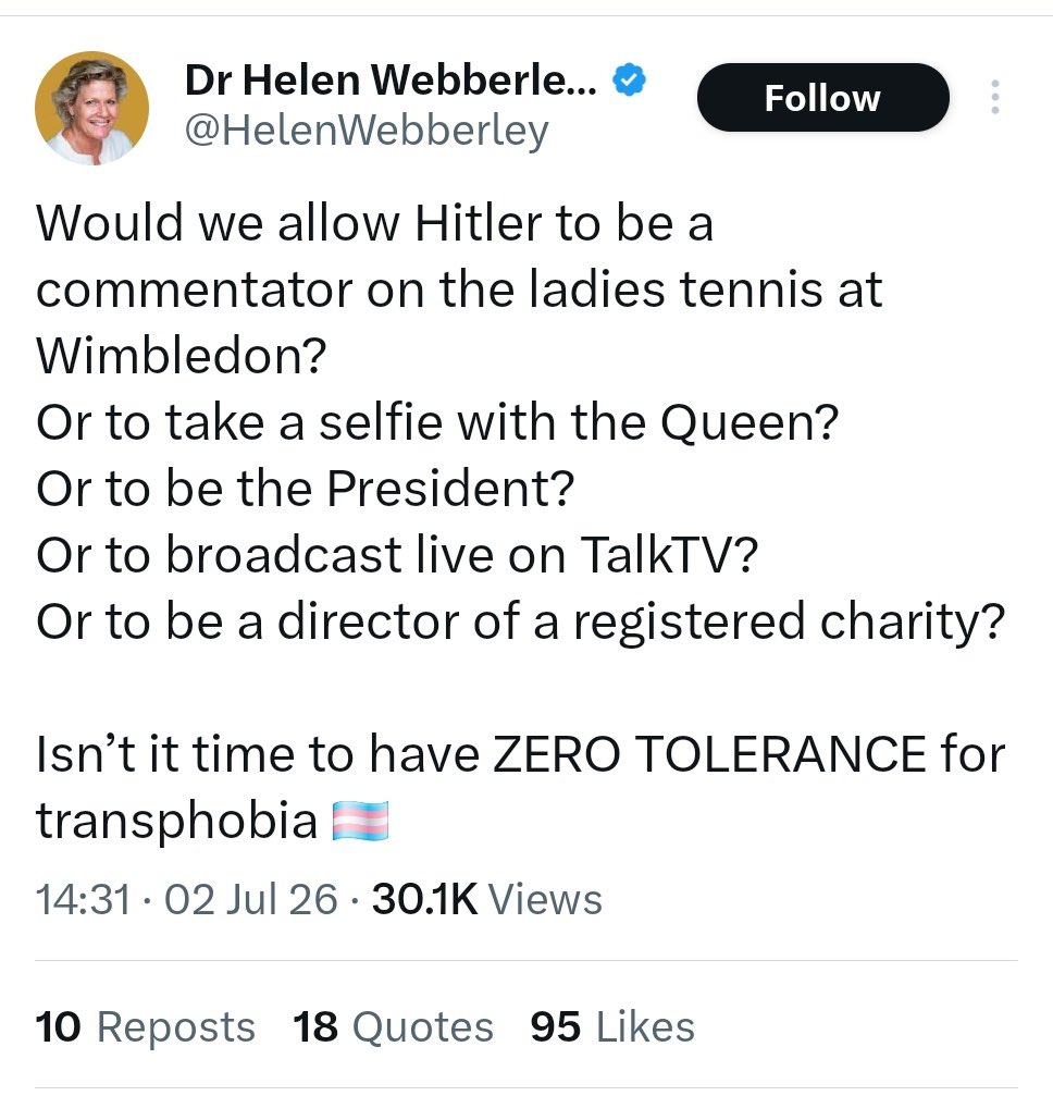 Glinner's tweet photo. This woman and her husband nearly killed a girl with an overdose of testosterone https://t.co/jEzcJM5rGL