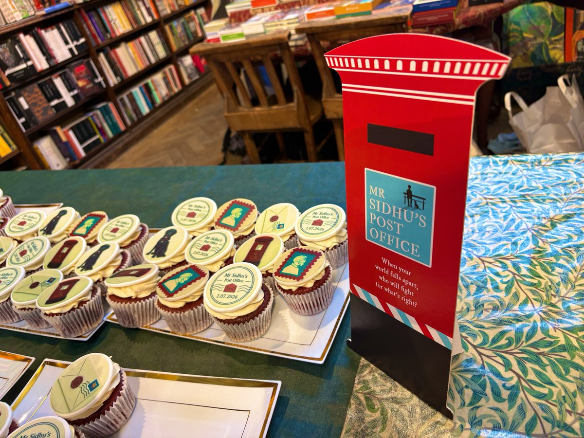Ina_Christova's tweet photo. So wonderful to attend Amman’s special book launch of ‘Mr Siddhu’s Post Office’ 💌 @Dauntbooks! We did the @FaberAcademy course together and this was a wonderful moment 🎉📚 #WritingCommunity https://t.co/XcPA0Jfw8S