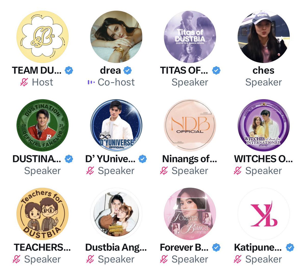 aahrpg_db's tweet photo. So happy to see all of the fandoms united! Ang saya lang to support individually and together ang DustBia. More collove sana and sana wala ng away sa bawat solidbs. We all know na mas masaya din sina Dustin and Bianca pag okay din lahat ng fandoms. To more love for DustBia ♡ https://t.co/VHO2EKZqv2