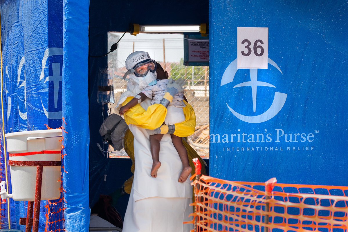 Franklin_Graham's tweet photo. I want to thank the incredible team serving with @SamaritansPurse right now in the Democratic Republic of the Congo (DRC) in the middle of the deadly Ebola outbreak. We have set up two Ebola Treatment Centers that are treating patients day in and day out—from the very young to the very old—and we thank God for every life saved. The extent and urgency of this crisis isn’t being covered by the news. Pray for the people of this region and for our staff who are there helping in Jesus’ Name.