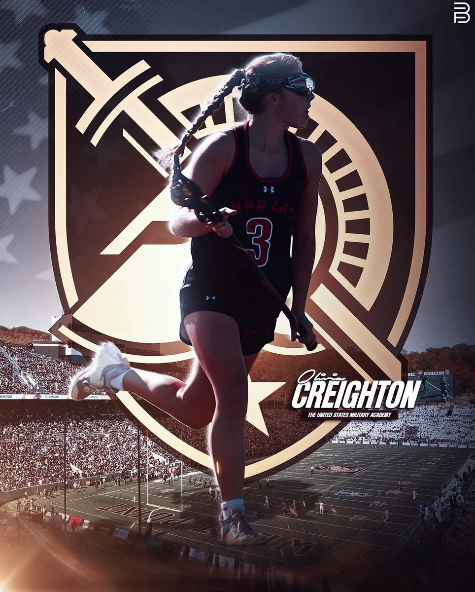 RileyKennedy25's tweet photo. Army lands their first commit in the Class of 2028‼️

Olivia Creighton, River Hill (Md.), M&amp;D, is headed to @ArmyWP_WLax💫

Army &amp; Navy have both landed recruits in the Class of 2028💥 https://t.co/1cUNKeUziq