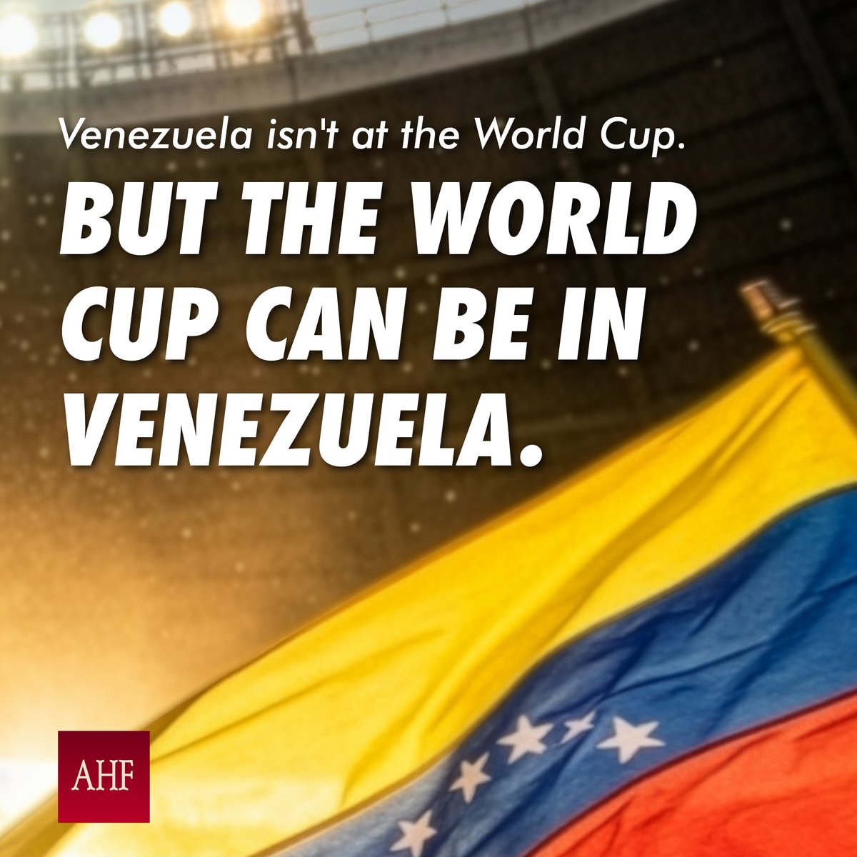 AHFLatamyCaribe's tweet photo. While the world watches from packed stadiums, Venezuela is searching for survivors under the rubble. Football moves the world on and off the pitch. @FIFAcom @fifamedia — dozens of organizations are already mobilized. Will you join the response? #VenezuelaEarthquake #VenezuelaEmergency @AHFcares