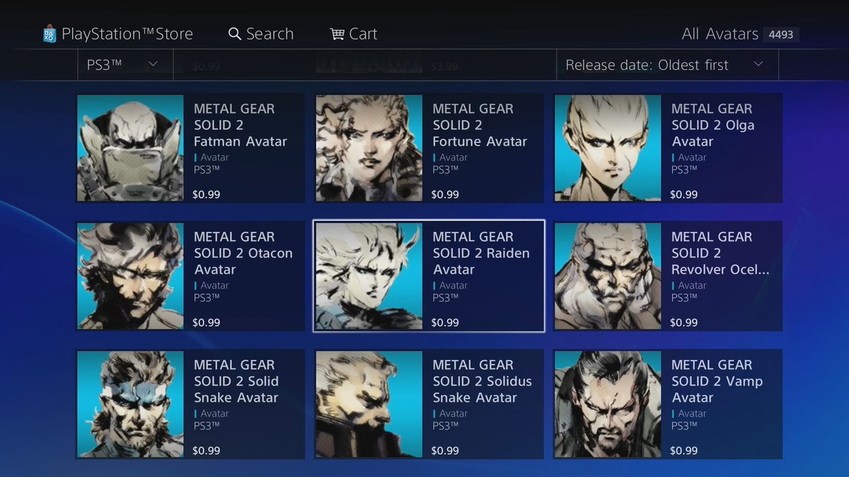 realradec's tweet photo. browsed the avatars section on the PS3 store and there's literally so many to choose from

Capcom games, GTA, Assassin's Creed, Metal Gear, along with so many other franchises being represented. Highly recommend checking it out just to see if anything catches your eye https://t.co/spQMMNkf4e