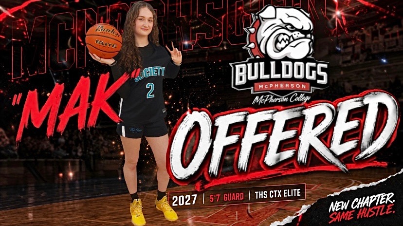 makayla_2027_tx's tweet photo. Hard Work Paying Off! Grateful to announce that I've received an offer from @MacBulldogsWBB! Thank you @coach_moorehead & @kaitlinmarie_10 for the opportunity to become a Bulldog! #BulldogBuilt #NAIA
Work Don't Stop! @KingCanada00 @JoshuaMMFrench @thshoopz_CTX @thshoopz https://t.co/jJ3Hkrcjp0