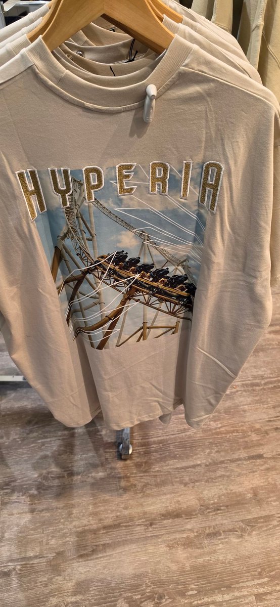 ThemeParkCallum's tweet photo. Another new Hyperia Tshirt with embroidered logo on front and back https://t.co/ky4ecf1y6f