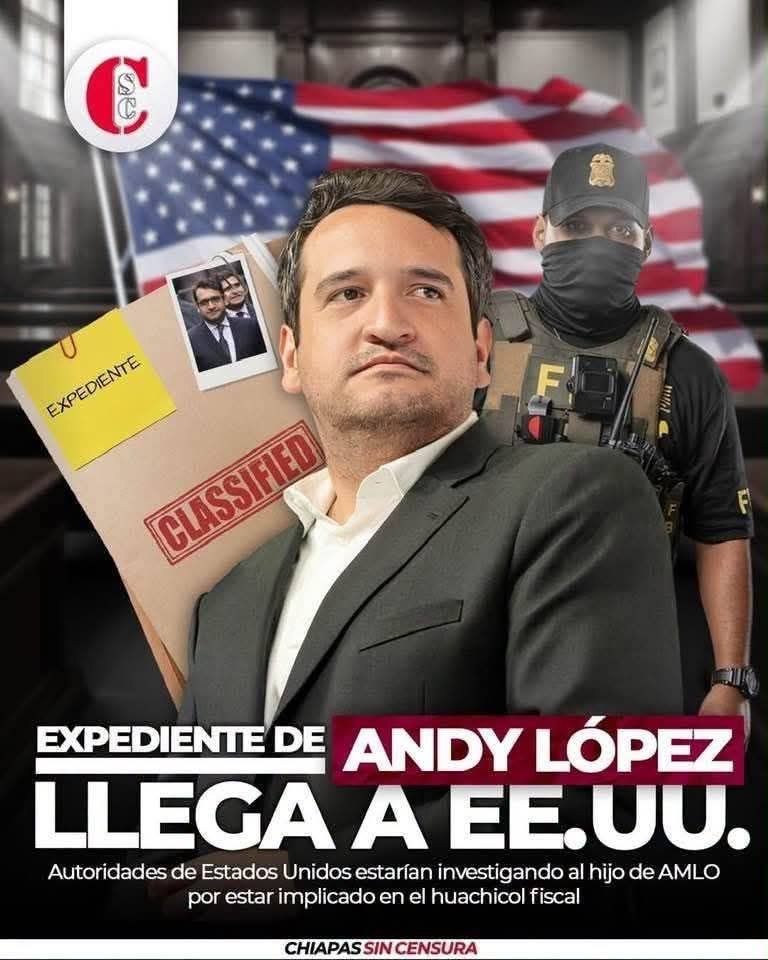 BrenCr901's tweet photo. 🔴🔴LO QUE NO HACEN EN MÉXICO, LO HACEN EN EEUU ‼️‼️

AHÍ SE LE ESTÁ DANDO SEGUIMIENTO AL CASO DE LOS HIJOS DE LÓPEZ OBRADOR QUE ESTÁN IMPLICADOS EN EL HUACHICOL FISCAL https://t.co/YywDplbDLY